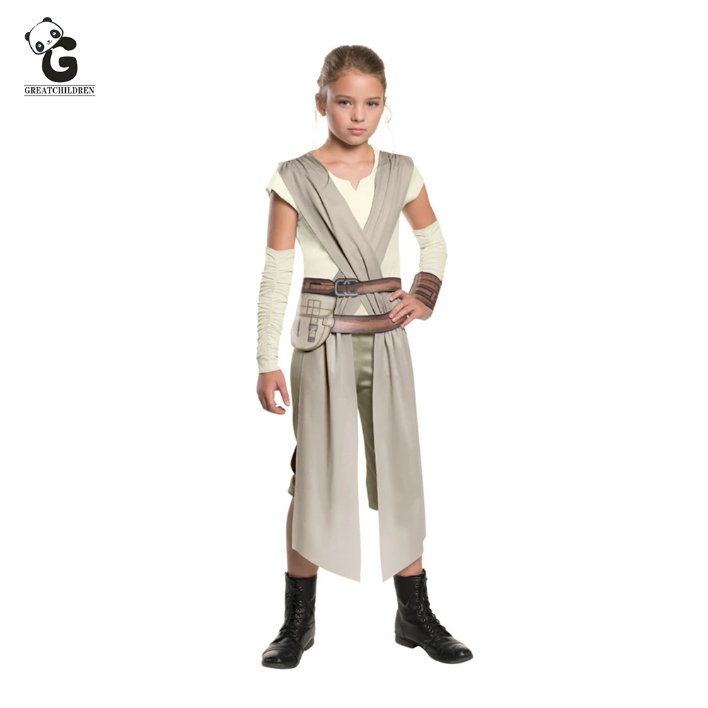 Костюм для косплея Рей из аниме Звездные войны: Пробуждение силы супергерой