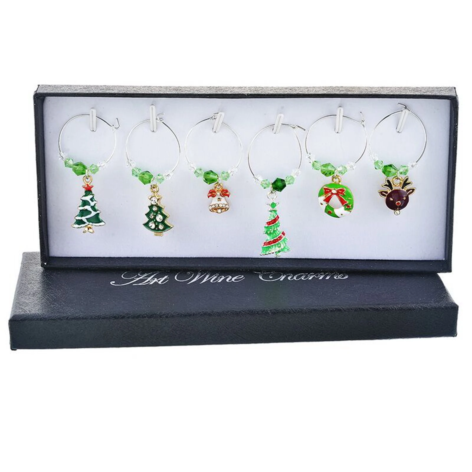 

Wine Charms Set Wine Glass Charms Markers Tags Identification for Stem Glasses Decorations