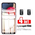 Гидрогелевая пленка 4 в 1 для Samsung Galaxy A02S, защитная пленка для экрана Samsun A02S, A 02S, A02, A12, Защитная пленка для объектива камеры, не стекло