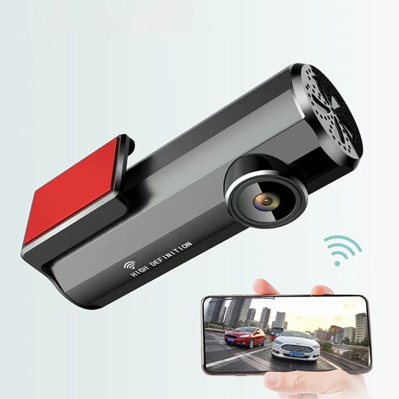 

Car Camera Rearview Mirror High Definition 1080P Dash Cam Backup Night Vision AI Voice Control Video Recorder Reversing