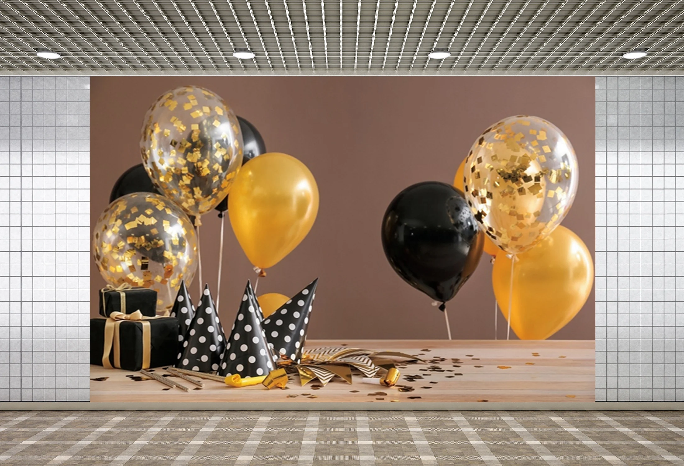 

Lyavshi День рождения воздушные шары подарки шляпы фотография фоны Фотографические фоны для фотостудии фотозон реквизит Фотофон