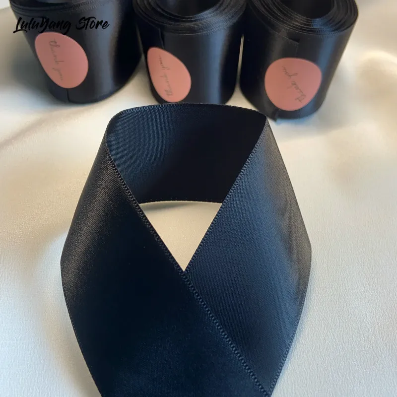 Атласная лента для упаковки подарков на Рождество 25 мм 40