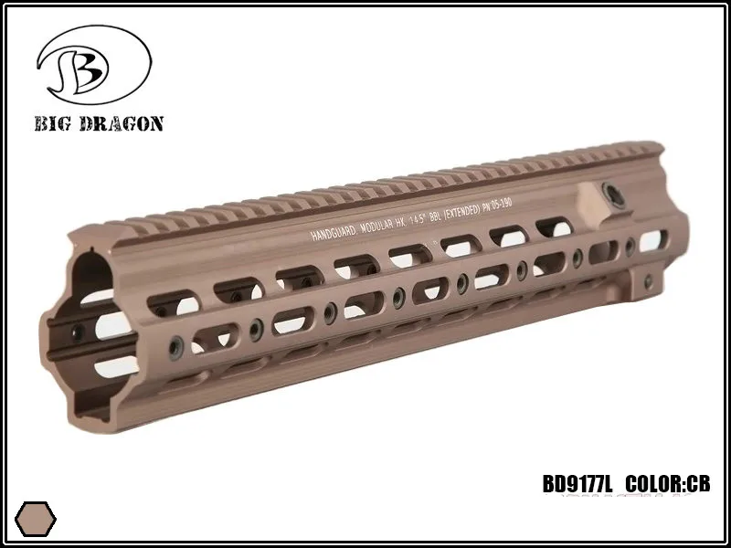 Большой SMR рельс G стиль 10,5 дюймов для HK416 - Цвет: CB 14.5 inch
