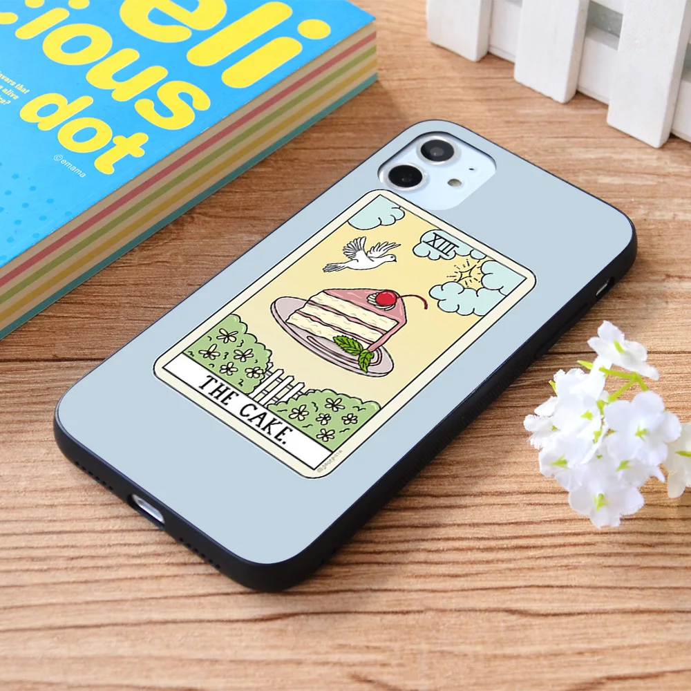 

For iPhone CAKE READING Soft TPU border Apple iPhone Case