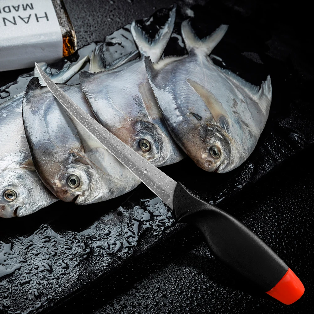 Кухонный инструмент из нержавеющей стали Филейный нож 6 дюймов для рыбы полая
