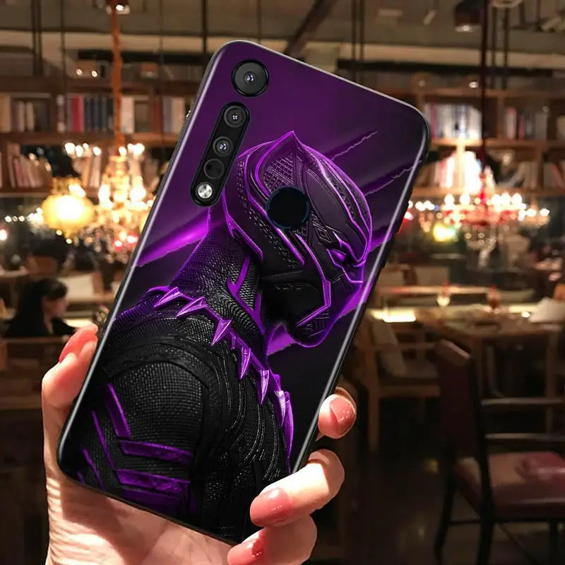 С героями комиксов Марвел крутая Мужская Пантеры для Motorola G9 G8 G стилус мощность