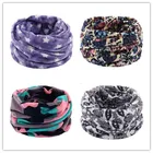 Шарф-кольцо женский зимний, из мягкого флиса, двухслойный, вязаный