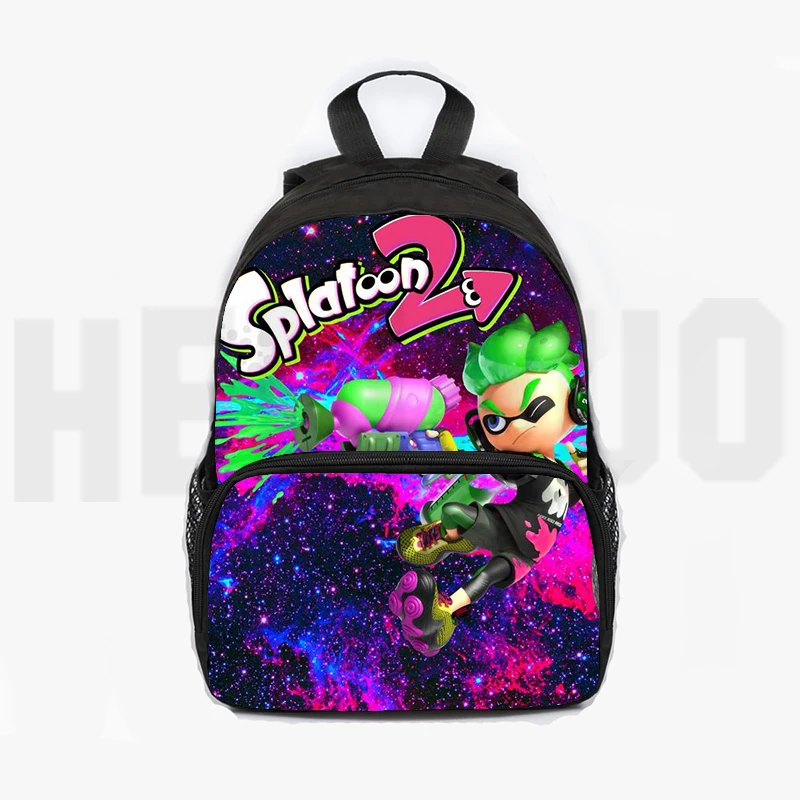 Splotoon 2 рюкзак детский школьный с рисунком для маленьких женщин рюкзаки мальчиков
