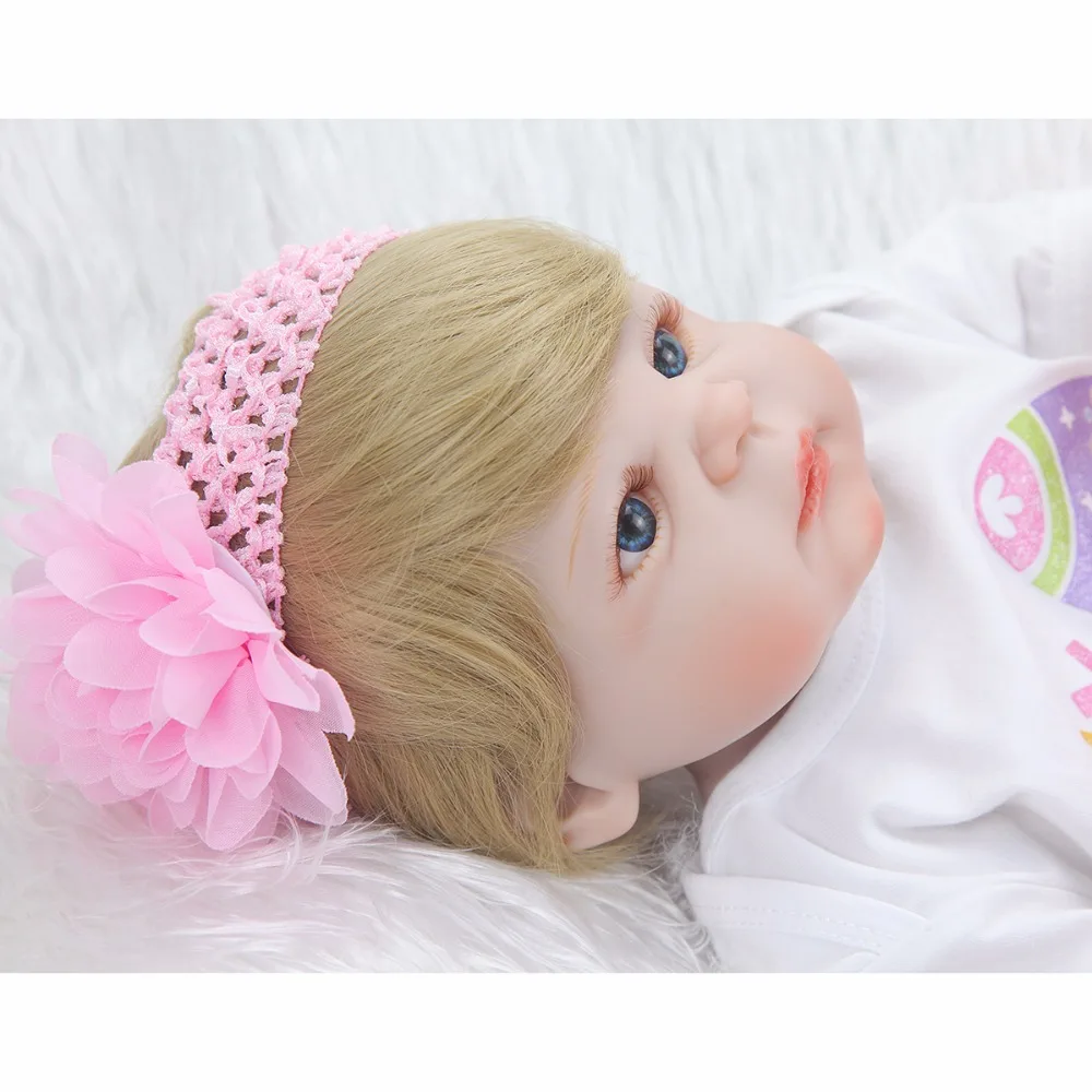 Куклы Новорожденные силиконовые 55 см реалистичные мягкие и удобные