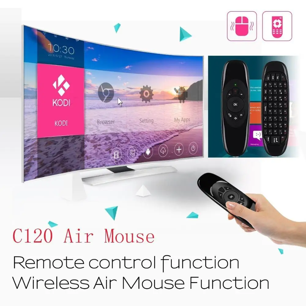 Горячая C120 английская русская 2.4g радиочастотная беспроводная клавиатура с