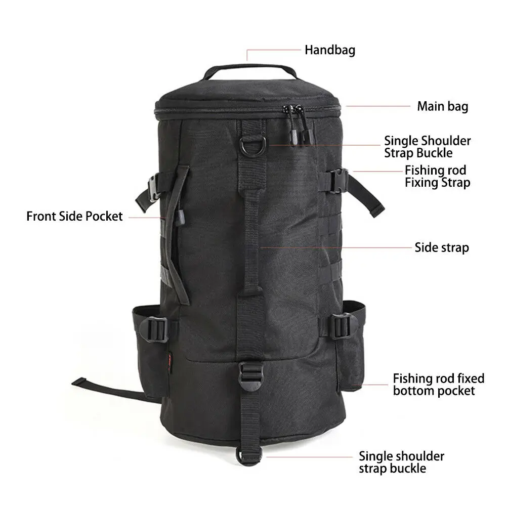 23л Многофункциональный рыболовный рюкзак приманка удочка сумка на плечо уличные