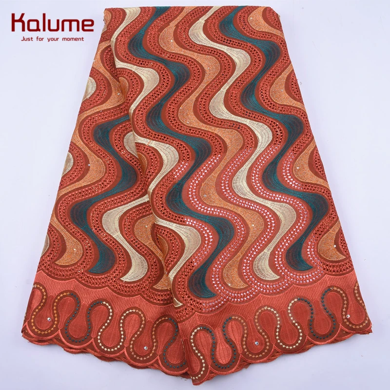 Калуме платье из хлопкового кружевного полотна с камнями, африканское последнее нигерийское швейцарское вуальное полотно в Швейцарии для вечеринки 1952 года.