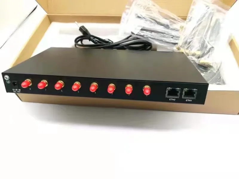 Новое поступление 8ch/SIMs 3G WCDMA беспроводной VOIP Gatweay / GoIP шлюз для IP PBX или приложения