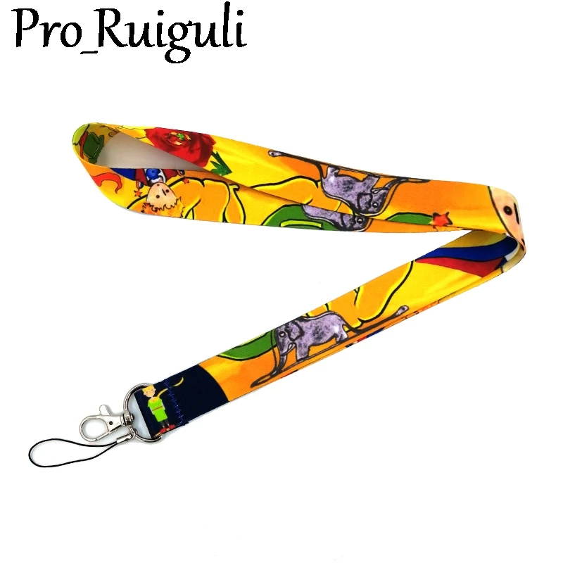 С принтом Маленький принц шейный ремешок брелок мобильный телефон держатель