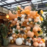 5 36inch colorful macarone latex balloons orange pink white balloon birthday party decoration inflatable helium balloon supplies