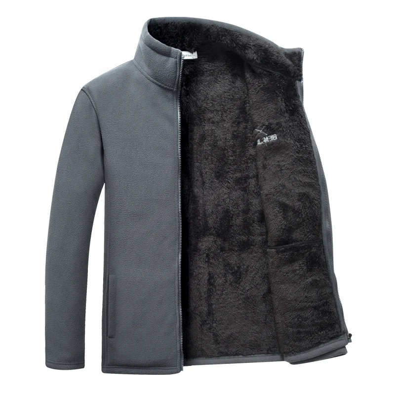 M-6XL куртки, флисовые мужские толстые длинные бархатные ветровки, сохраняющие тепло, Pizex, мягкая куртка с подкладкой