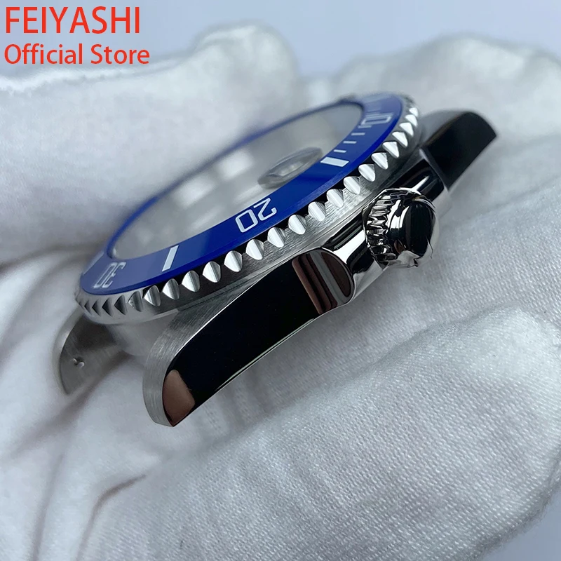 40mm Case Men's Watch 316L Stainless Steel Sapphire Glass For Seiko nh35 nh36 Eta 2824 Miyota 8215 Movement 28.5mm Dial Daytona