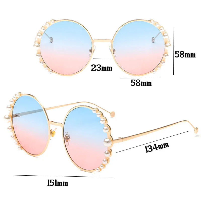 

New Fashion Vintage Round Diamond Mirror Sunglasses for Women Luxury Brand Design Black Sun Glasses Female Oculos