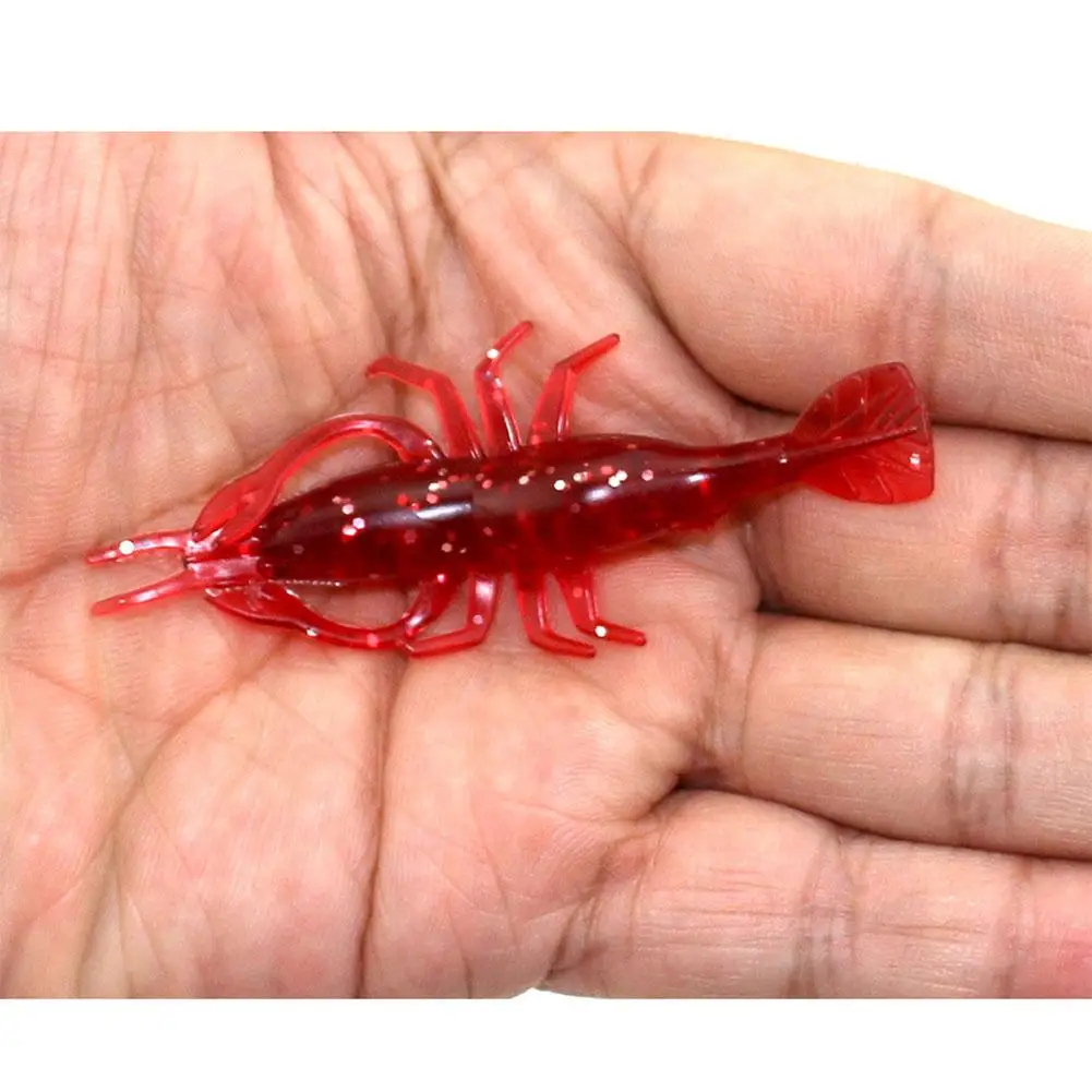 1 шт. приманка для рыбалки в виде креветки 8 см | Спорт и развлечения