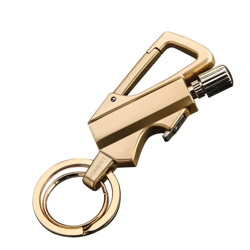 

Metal Kerosene Waterproof Lighter Million Matches Multi-Function Comes With Keychain Bottle Opener Portable Matches