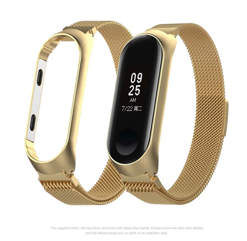 Ремешок для Xiaomi mi Band 4 металлический браслет для mi band 3 из нержавеющей стали ремешок для mi band сменные браслеты