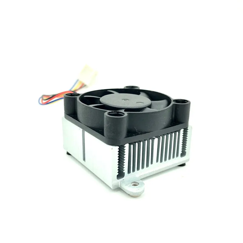 JIESAMMY 4CM Fan 12V with Aluminum Heatsink 40x40x10 MINI Cooler TWOBall bearing 40mm PWM Cooling radiator | Компьютеры и офис