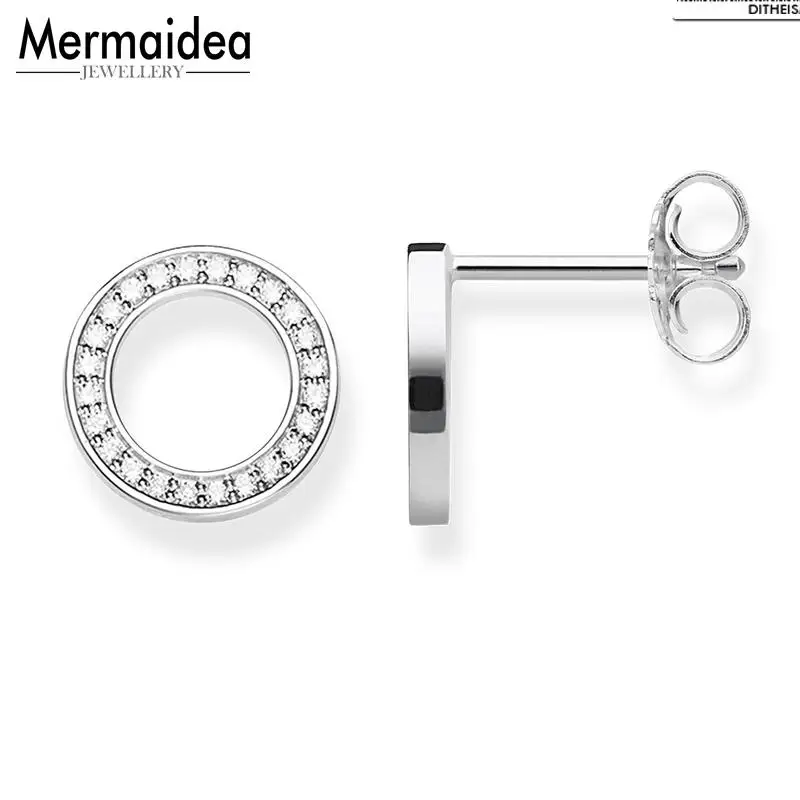 Большие круглые серьги гвоздики новинка 2020 модные ювелирные украшения Стразы с