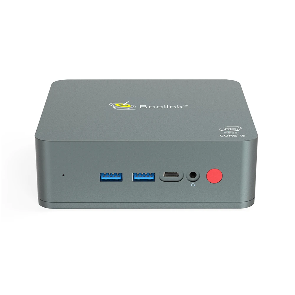 Beelink U57 Мини ПК 8 ГБ ОЗУ 128 256 SSD медиаплеер Windows 10 Gamer Intel Core i5 5257U Dual Wifi BT 4 0 USB 3