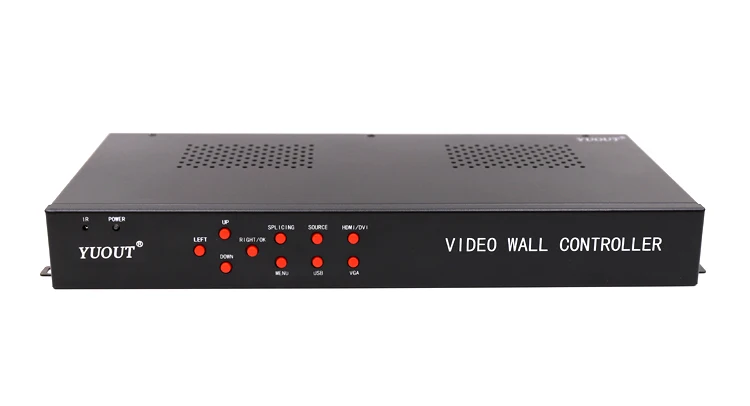Настенный видеоконтроллер YD TV09 3x3 2x4 4x2 HDMI + VGA DVI светодиодный/LCD поддержка 180