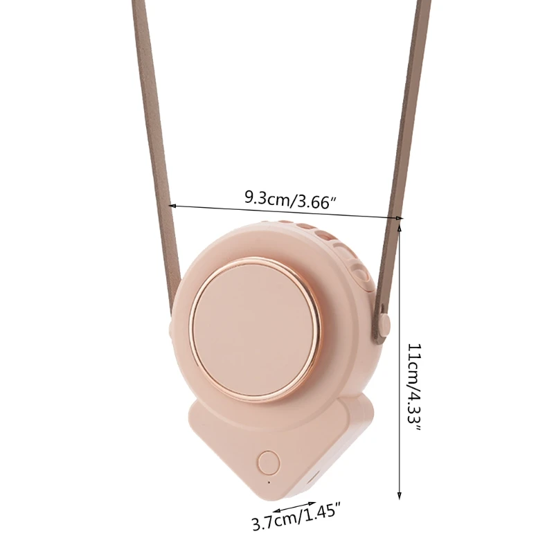

Portable Hanging Necklace Fan USB Charging Small Air Cooler Multipurpose Summer Cooling Tool for Home Office Outdoor