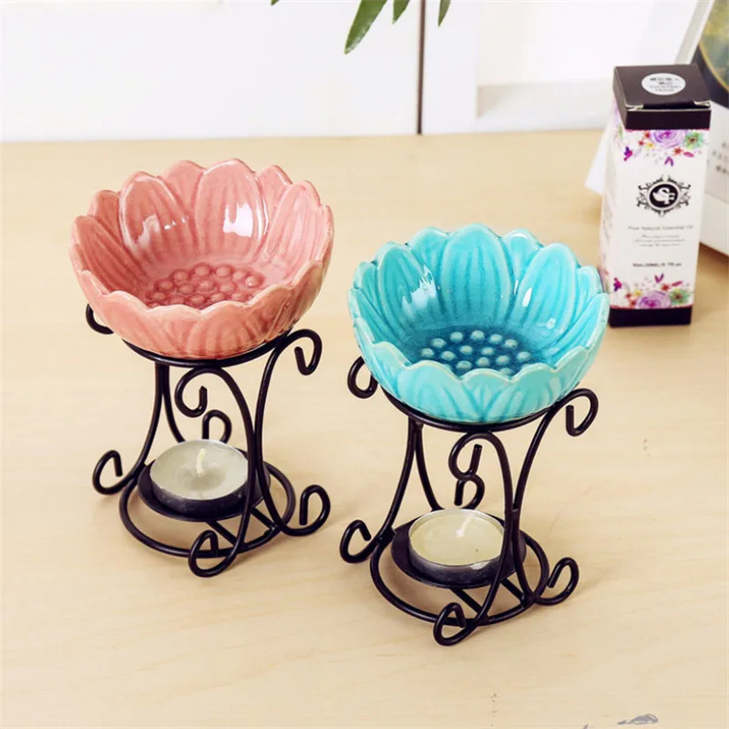 Ретро металлическая рамка керамическая фотолампа с эфирным маслом