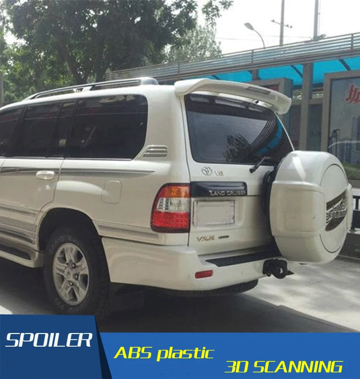 Спойлер для Land Cruiser 4500 4700 задний спойлер из АБС материала автомобиля заднее крыло