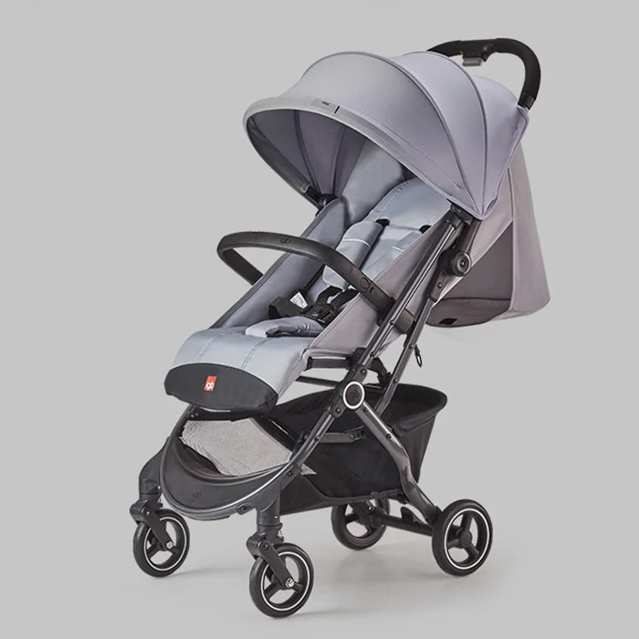 Gb D619 детская складная коляска 4 колеса легкая удобная карманная 15 кг несущая