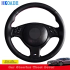 Кожа из микроволокна на заказ для автомобилей BMW E46 M3 E39 330i 540i 525i 530i 330Ci чехол рулевого колеса автомобиля-2001