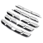 Передняя крышка решетки радиатора автомобиля, хромированная Защитная Наклейка Abs для Renault Kadjar 2015 2016 2017