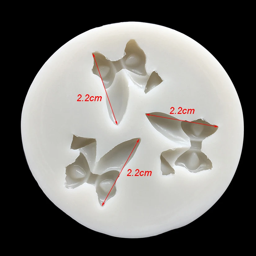 Силиконовая форма в виде банта пасхального кролика