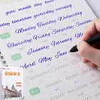 Тетрадь для каллиграфии с круглым шрифтом на китайском и английском языках, 1 комплект