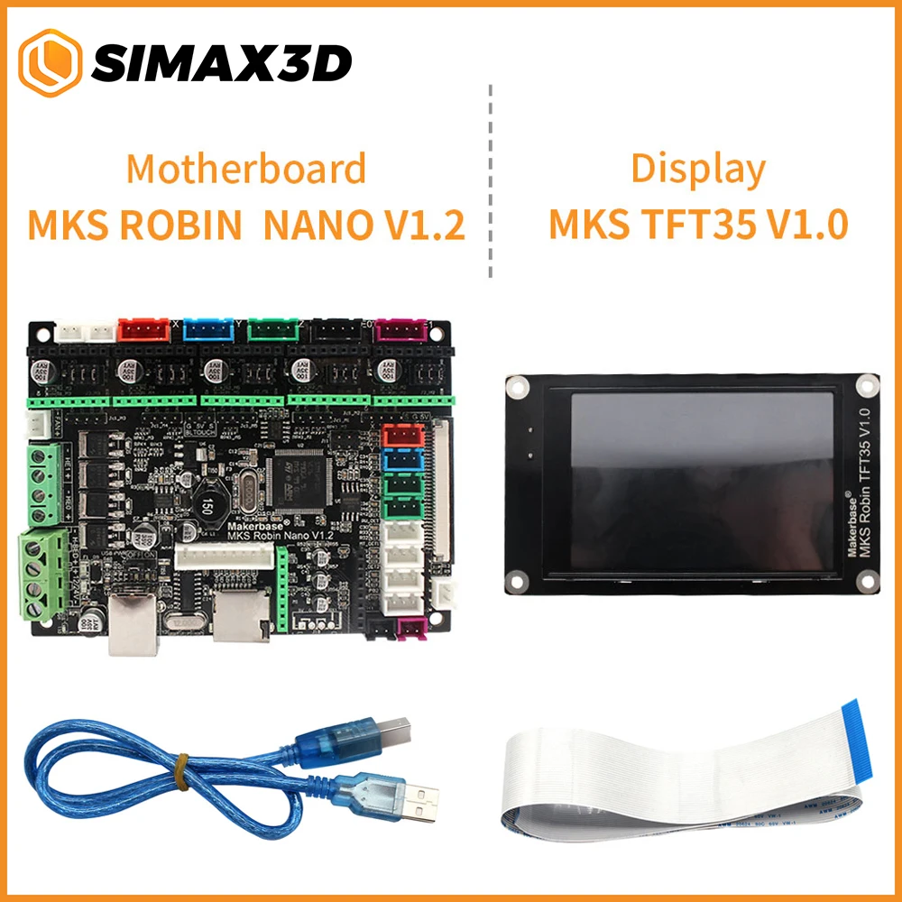 SIMAX3D MKS Robin Nano плата V1.2 STM32 оборудование с открытым исходным кодом поддержка 3 5 &quotMKS