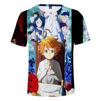 the promised neverland season 2 3d printing t shirt streetwear loose unisex short sleeved cotton blend 2021 new summer top