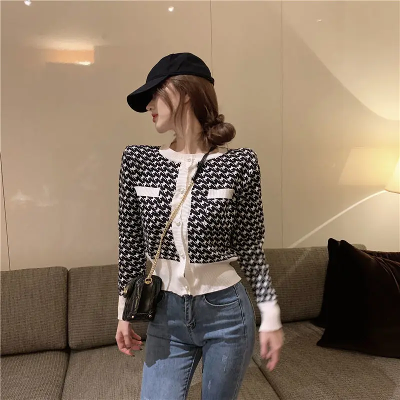 Женские свитера кардиган вязаный пальто зимняя верхняя одежда топы в западном