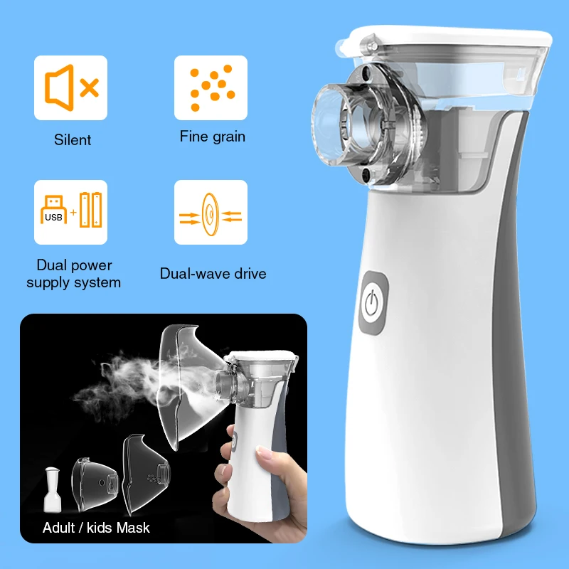 Fingertip Pulse Oximeter &amp Handheld Asthma Inhaler Nebulizer LCD Wrist Blood Pressure Family Health Care Travel Packages | Красота и