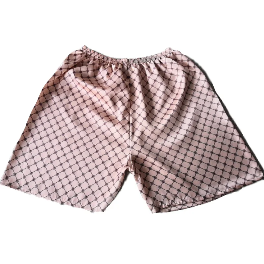 Пижама Мужская из искусственного шелка свободные штаны для пляжа быстросохнущие