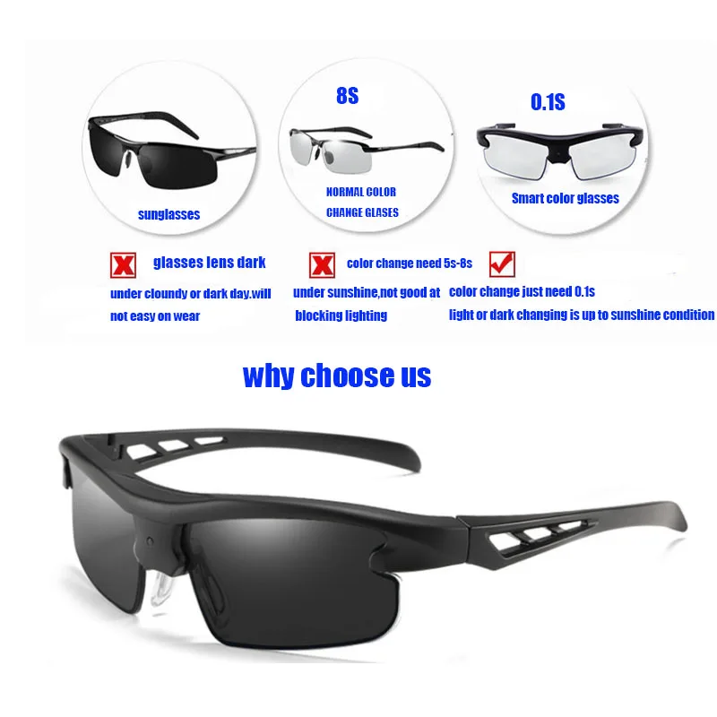 Лидер продаж мужские и женские умные очки поляризационные солнцезащитные