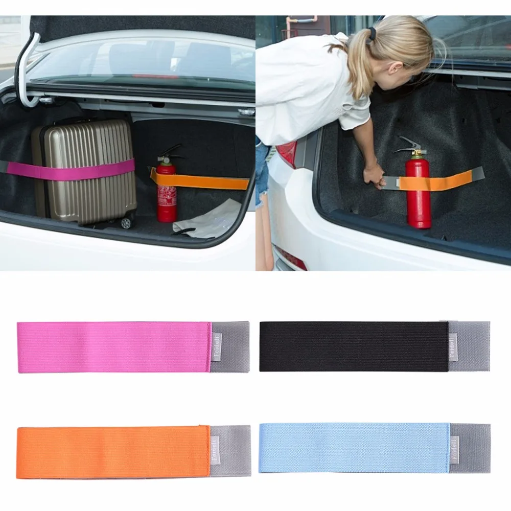 

1Pc Universal 40/60/80cm Car Trunk Elastic Stickers Content Bag Storage Network Organizer Stowing Tidying Strap Car-styling