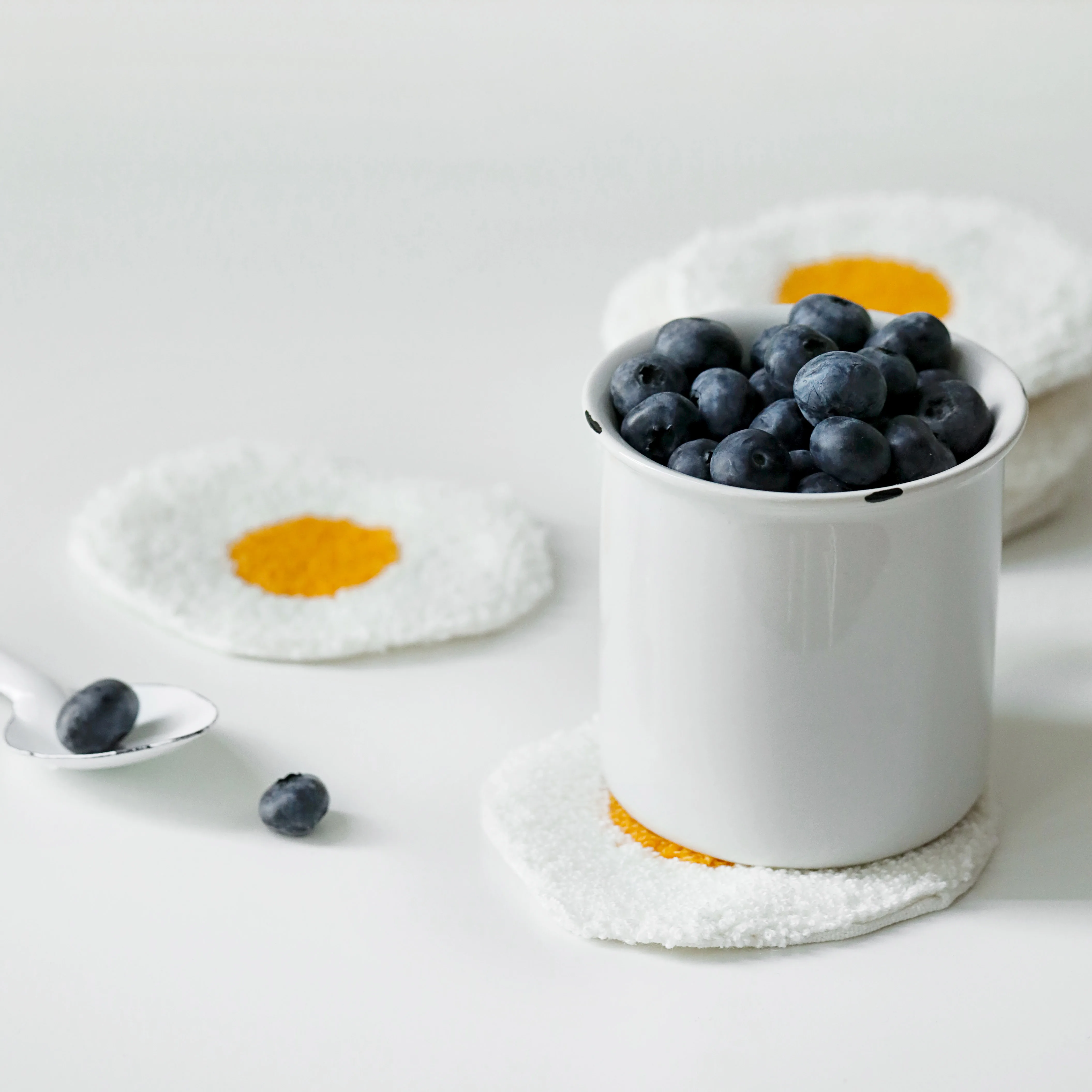 Корейские подставки под столовые приборы для напитков тканевый коврик кофейная