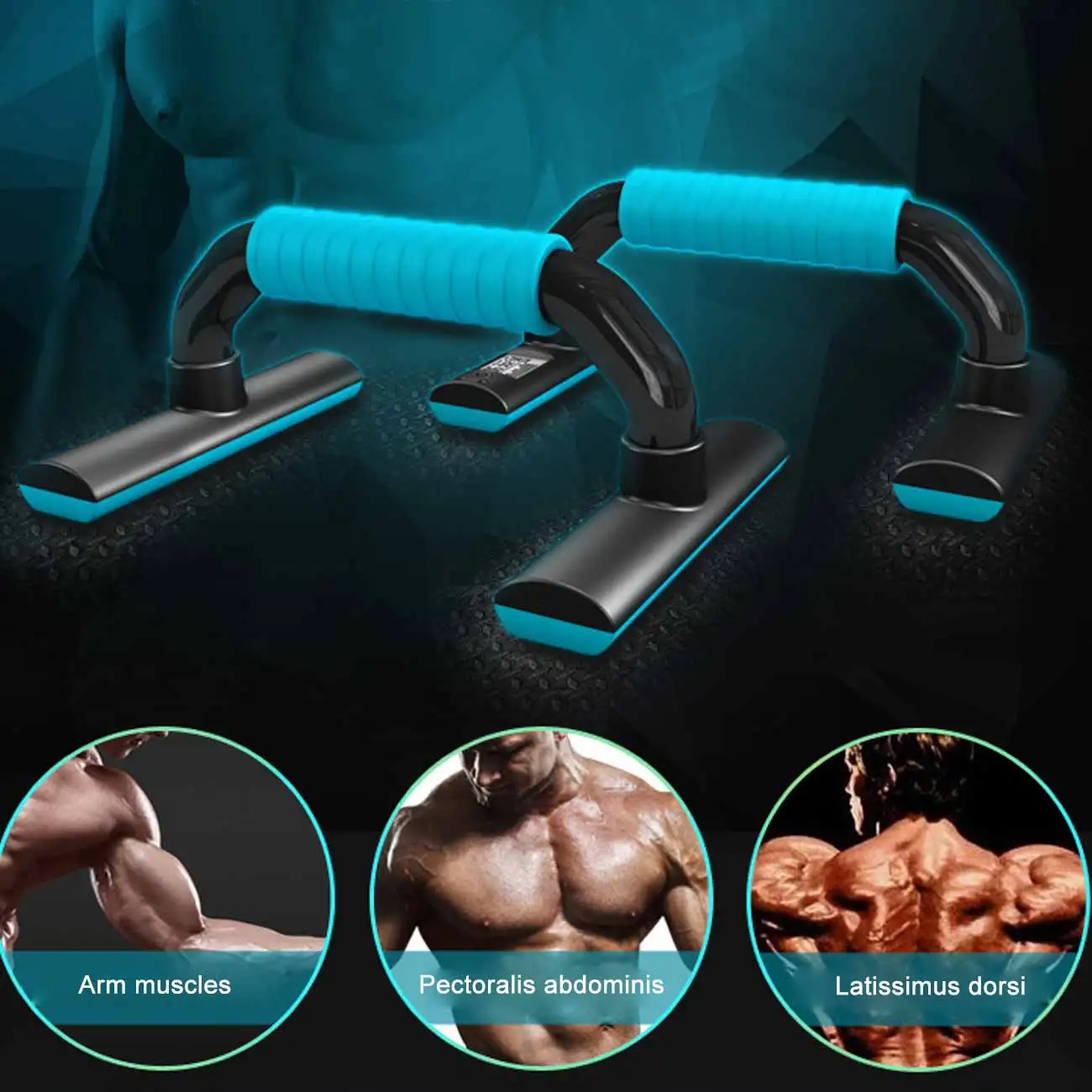 

Fitness Push-Up Stand Electronic Counting Electronic Counting Exercise Home Gym Fitness Abdominal Muscle Trainer