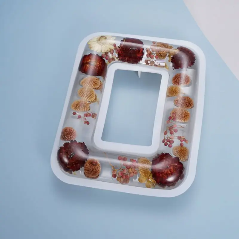 

Resin Crystal Epoxy Frame Mold Decoration Casting Silicone Mould DIY Crafts Jewelry Making Tool