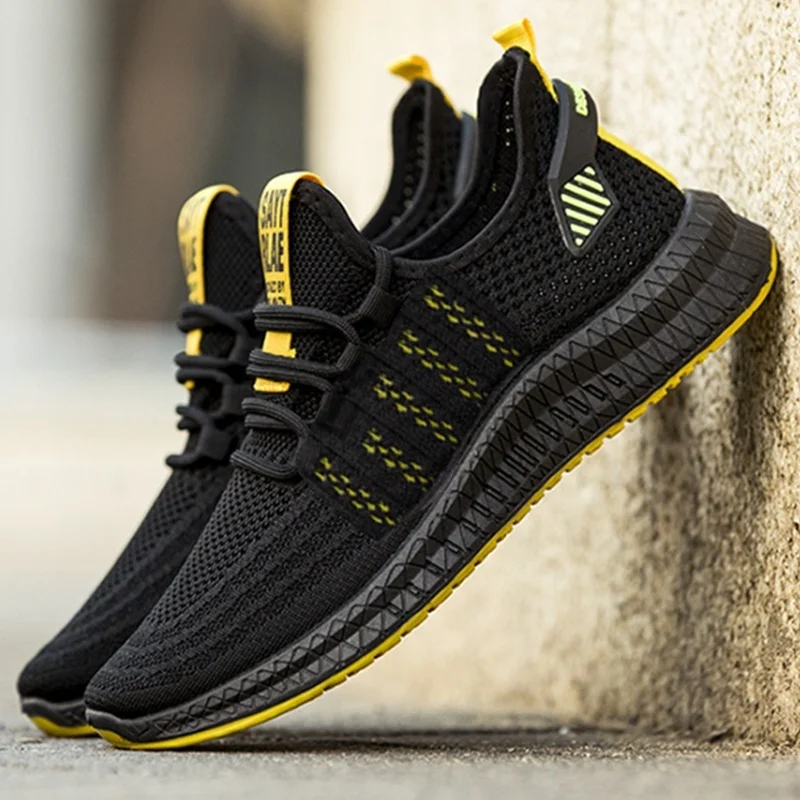 

Men Sports Shoes Walking Sneakers Vulcanize Shoes Running Shoes Tennis Shoes Athletic Sneakers Mesh Breathable Shoes