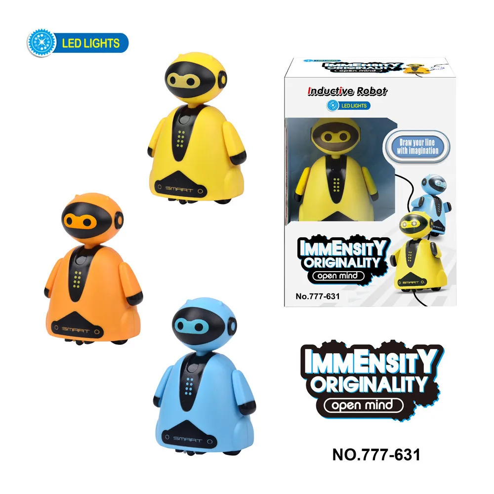 Intelligent Follow Any Drawn Line Magic Pen Inductive Robot Model Children Kids Toy Gift Track Map Selfie Run Electric | Игрушки и хобби