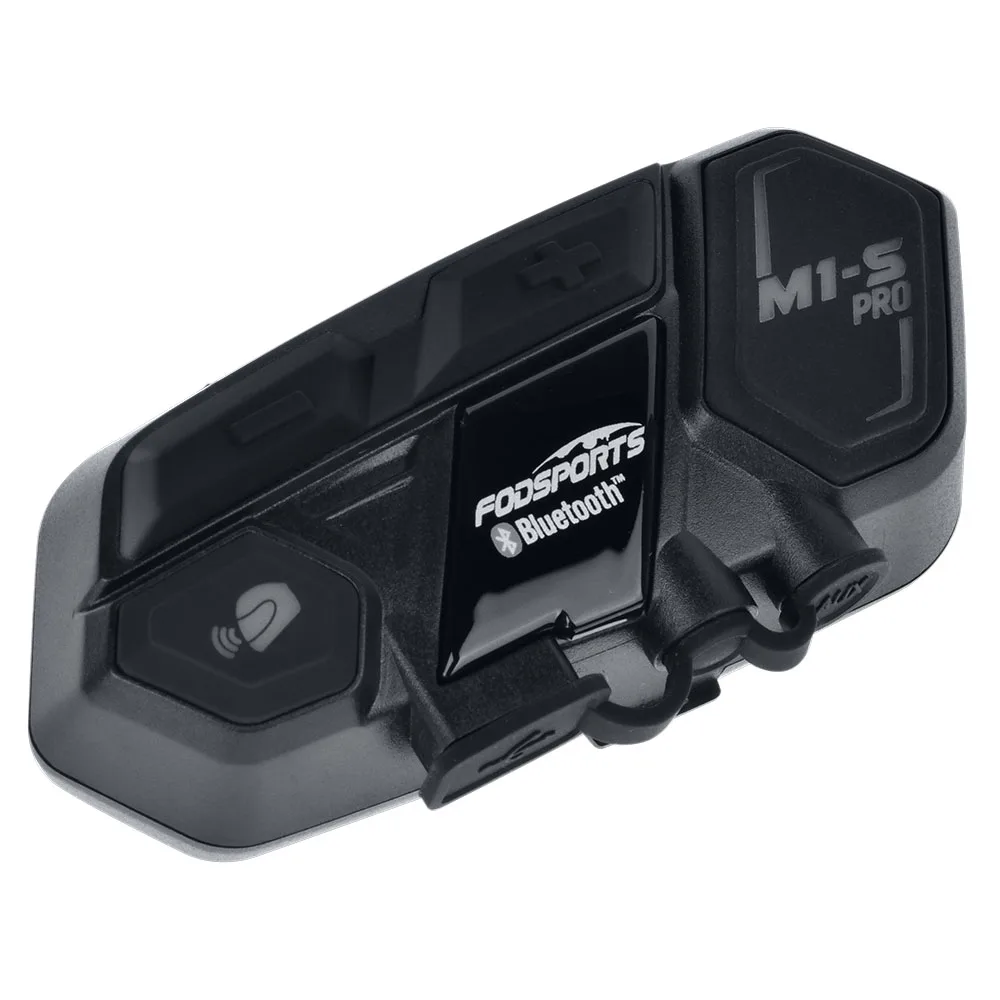 Fodsports M1-S Pro мотоциклетный Интерком шлем bluetooth гарнитура 8 гонщиков 2000 м группа Интерком Водонепроницаемый BT домофон